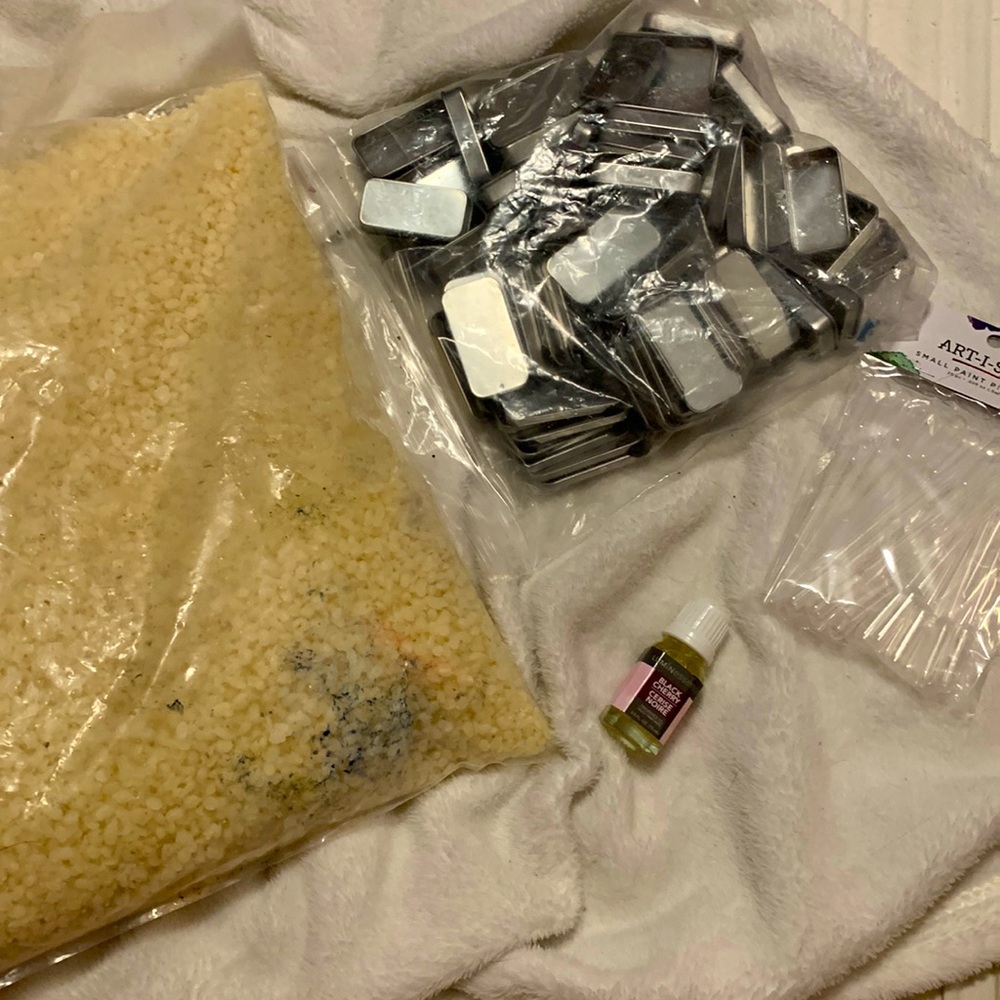 Misc. craft supplies (mostly for balm making)